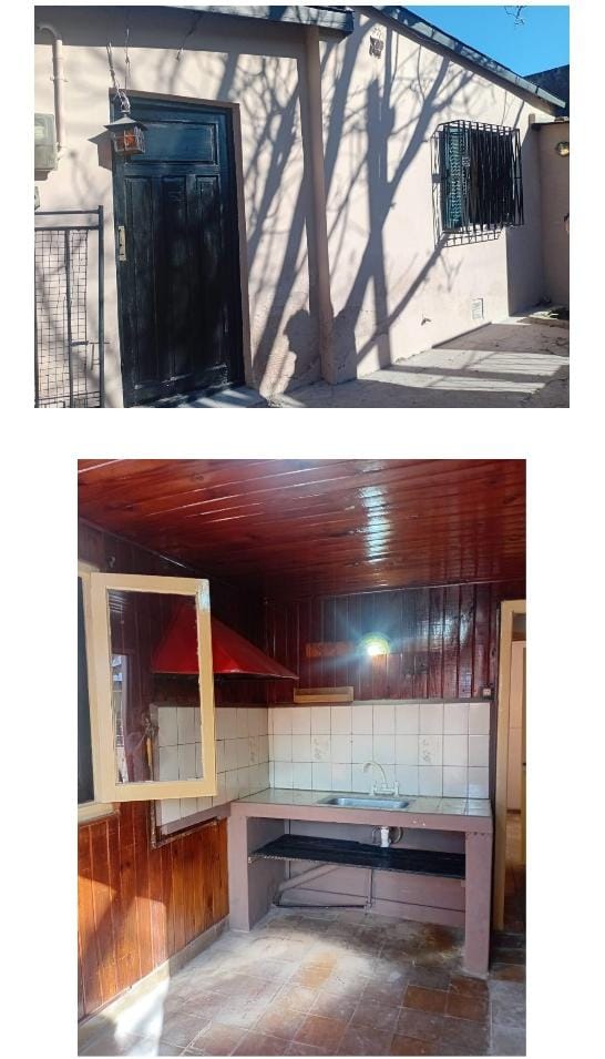 Departamento en propiedad horizontal al frente, cuenta con una habitación, cocina, comedor, baño y lavadero. 